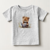 Baby Quokka Lezer Baby T-Shirt (Voorkant)