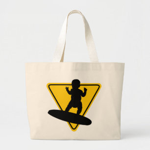 Baby raad van bestuur (Surf) Grote Tote Bag