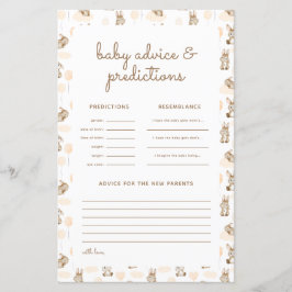 Baby Rabbit Baby shower Voorspellingen & Advies Ka