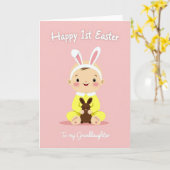 Baby Rabbit Pattern Card Kaart (Gele Bloem)