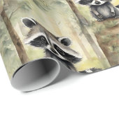 Baby Raccoon Cadeaupapier (Rol Hoek)