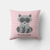 Baby Raccoon Kussen (Achterkant)