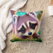 Baby Raccoon Kussen (Deken)