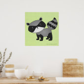 Baby Raccoon Print (Keuken)