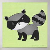 Baby Raccoon Print (Voorkant)