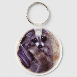 Baby Raccoon Sleutelhanger
