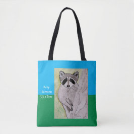 Baby Raccoon Tote Bag