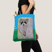 Baby Raccoon Tote Bag (Dichtbij)