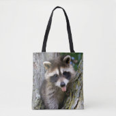 Baby Raccoon Tote Bag (Voorkant)