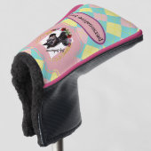 baby racepaardenstaartje golfheadcover (3/4 voorkant)