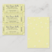 Baby Raffle Tickets Informatiekaartje (Voorkant / Achterkant)