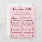 Baby Raffle Tickets Kaart (Voorkant)