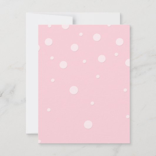 Baby Raffle Tickets Kaart (Achterkant)