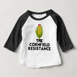 Baby Raglan T-Shirt - De Cornfield Resistance