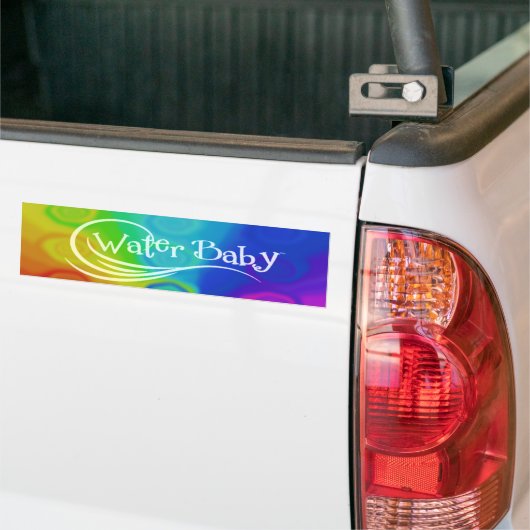 Baby Rainbow Bumpersticker (Op Truck)