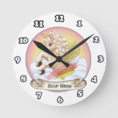 Baby Rainbow Unicorn klok (Voorkant)