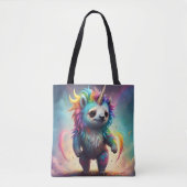 Baby Rainbow Unicorn Sloth, Tote Bag (Voorkant)