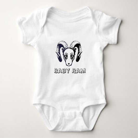 Baby Ram: Het Collectie Ram Romper (Voorkant)
