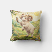 Baby Ram Sterrenbeeld Kinderkamer Kids Kussen (Voorkant)