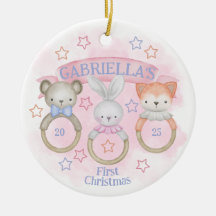 Baby Rattle Baby's eerste kerstdag