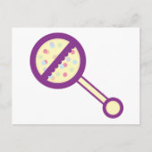 Baby Rattle Briefkaart (Voorkant)