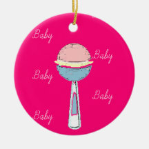 Baby Rattle-kerstversiering