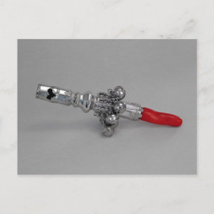 Baby rattle, koloniale periode, c.1770 briefkaart