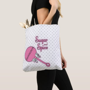 Baby Rattle van poly en specerijen Tote Bag