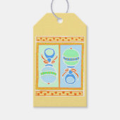 Baby Rattles Gift Labels Cadeaulabel (Voorkant)