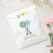 Baby Rattles Twin Boys Baby shower Bedankzakje (Gezegeld)