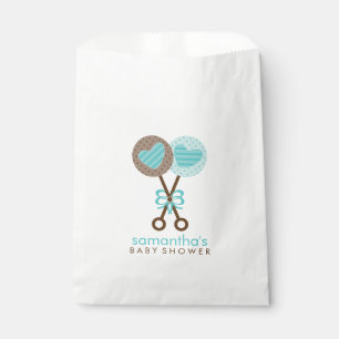 Baby Rattles Twin Boys Baby shower Bedankzakje