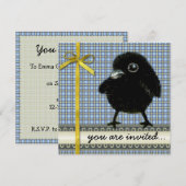 Baby raven kaart (Voorkant / Achterkant)