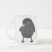Baby raven matglas koffiemok (Links)