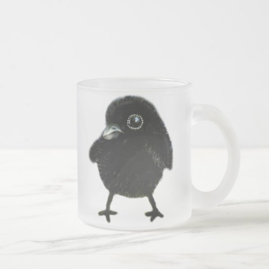 Baby raven matglas koffiemok (Rechts)