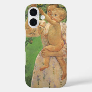 Baby Reaching for an Apple door Mary Cassatt iPhone 16 Hoesje