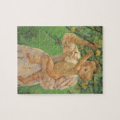 Baby Reaching voor een Apple van Mary Cassatt Legpuzzel (Horizontaal)