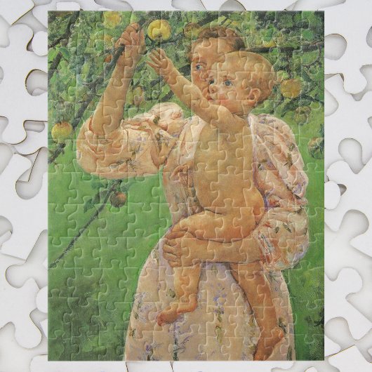 Baby Reaching voor een Apple van Mary Cassatt Legpuzzel