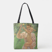 Baby Reaching voor een Apple van Mary Cassatt Tote Bag (Achterkant)