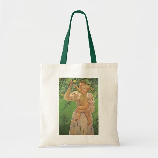 Baby Reaching voor een Apple van Mary Cassatt Tote Bag (Voorkant)