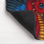 "Baby Red Dragon" Mousepad Muismat (Hoek)