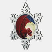 Baby Red Dragon Snowflake Ornament (Rechts)