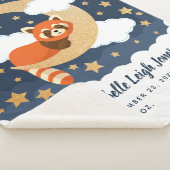 Baby Red Panda Moon Baby Sherpa Deken (3/4)