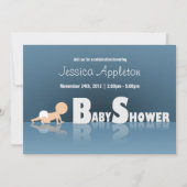 Baby Reflection Baby Shower Invitaties achterhoude Kaart (Voorkant)