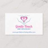 Baby Reflexology Visitekaartje (Voorkant)