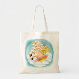 Baby Regenboog Eenhoorn Boodschappentas Tote Bag