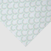 Baby Regenboog Pastelblauw Tissuepapier (Detail)