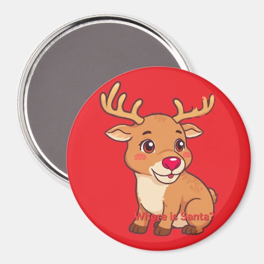 Baby reindeer magneet (Voorkant / Achterkant)