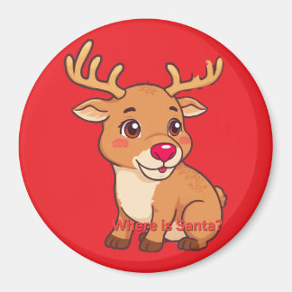 Baby reindeer magneet