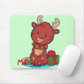Baby rendier mousepad muismat (Met muis)
