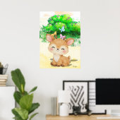 Baby Rendier Muurkunst Printbare poster (Thuiskantoor)